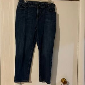 Chicos, Dark Blue Denim Jeans, Ankle length